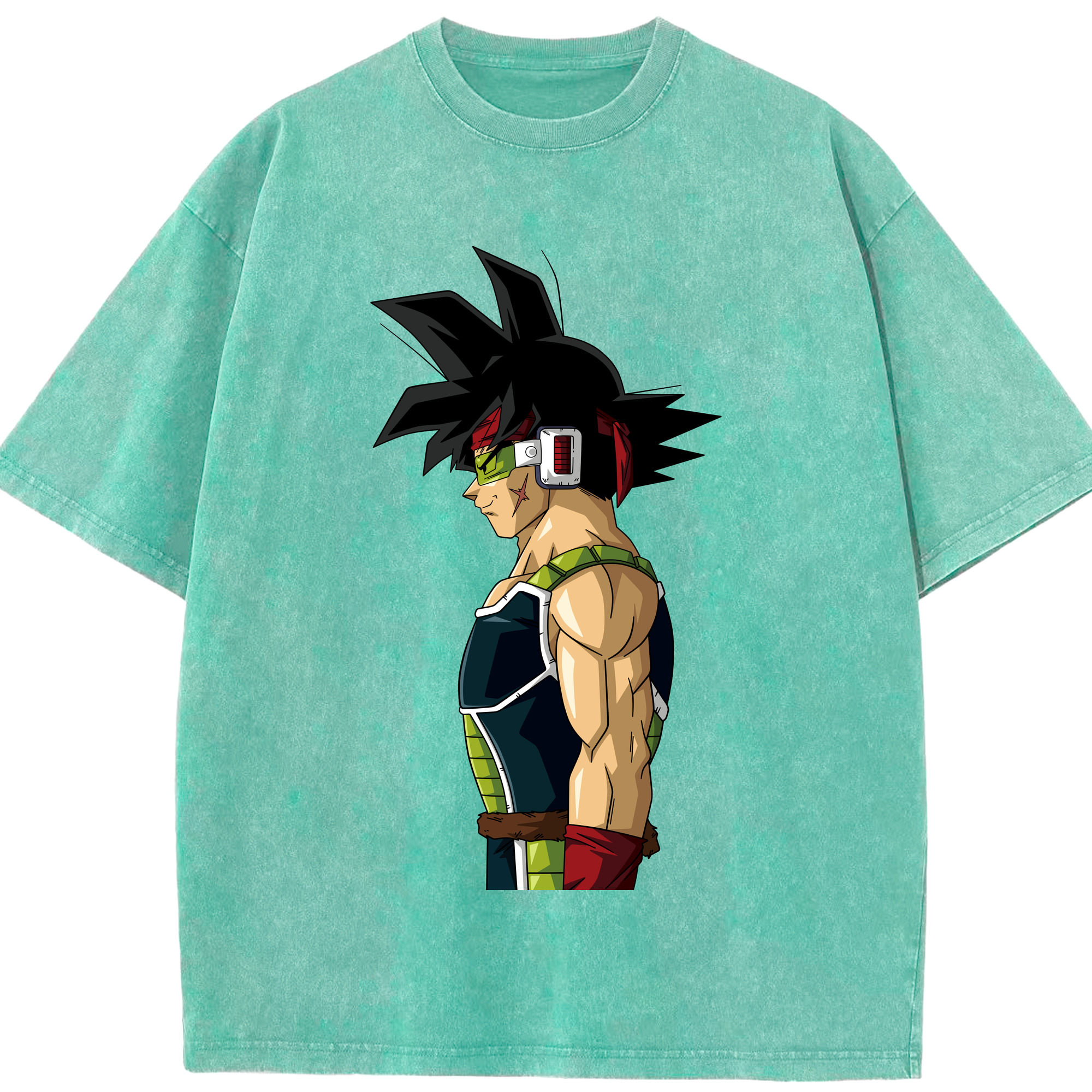 （画像用） ドラゴンボール バーダック DRAGON BALL Burdock 綿100% ヴィンテージ風 半袖Tシャツ（フロントプリント）